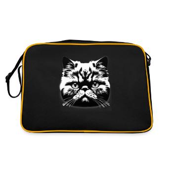 Rond Pubby Chat Mâle - Sac Retro - noir/or - Dos