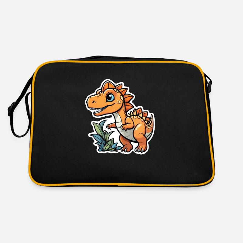 Cartoon Dinosaur Retro Bag