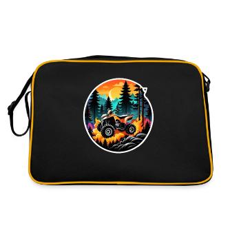 quad et tout terrain - Sac Retro - noir/or - Dos