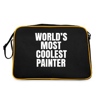 world's coolest painter - Retro Bag - black/gold - Back