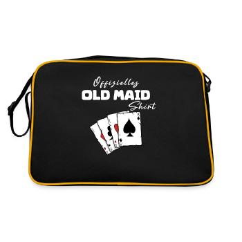 Old Maid Official Shirt - Retro Bag - black/gold - Back