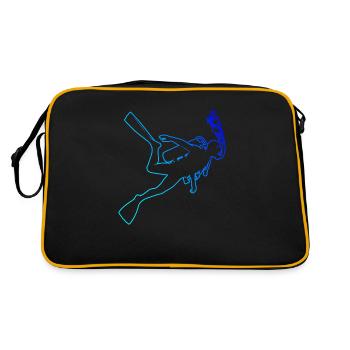 Plongée sous-marine Plongée sous-marine femme Plongée sous-marine Plongée sous-marine - Sac Retro - noir/or - Dos