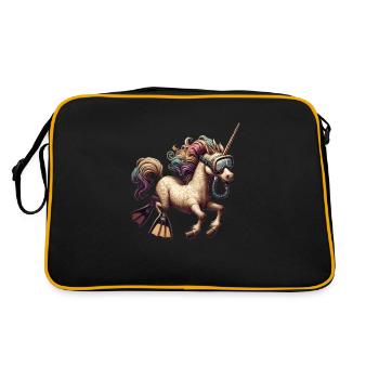 Licorne de plongée Licorne flottante - Sac Retro - noir/or - Dos