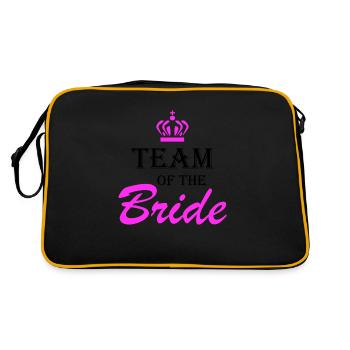 L’équipe de la mariée La mariée Design - Sac Retro - noir/or - Dos