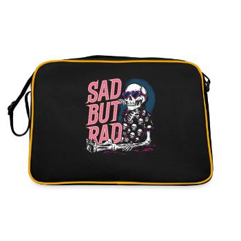 Cool goth look with depth - Retro Bag - black/gold - Back