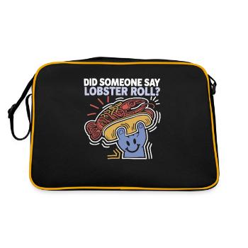 Pour tous les amateurs de fruits de mer - Sac Retro - noir/or - Dos