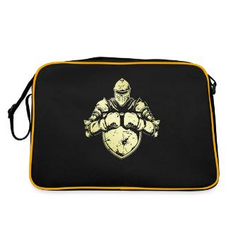 Knight Boxer - Retro Bag - black/gold - Back