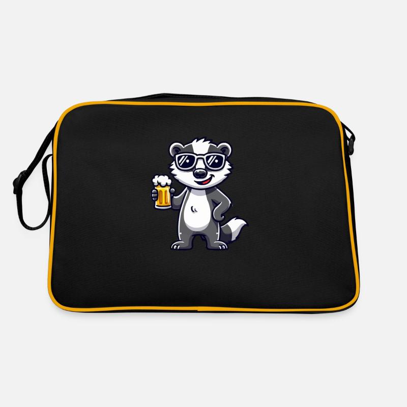 dachs bier Retro Tasche