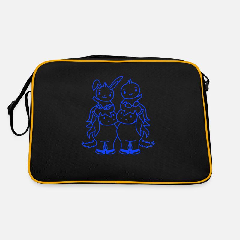 2 Bunny Bird Équitation Cavalier Cheval Ondulant Sac Retro