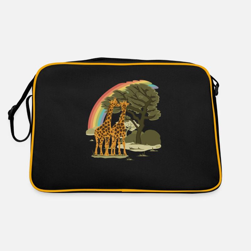 Pride-Giraffen Retro Tasche