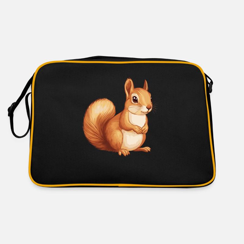 Eichhörnchen Retro Tasche
