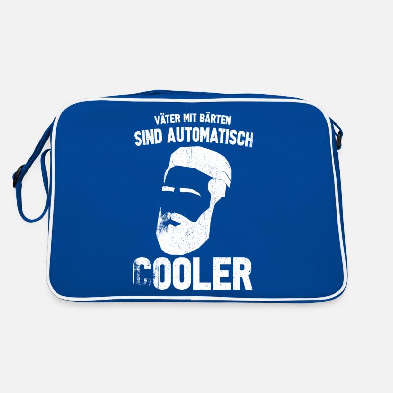 Länge Bart Skala Hipster Wikinger Beard Mann Papa Retro Tasche