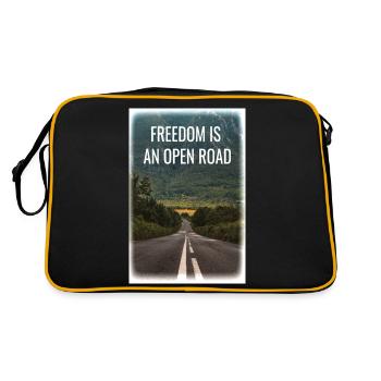 Liberté - Sac Retro - noir/or - Dos