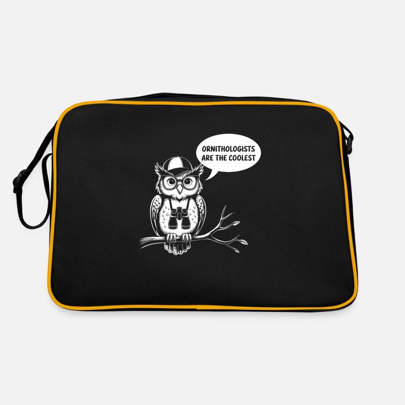 Ornithologen sind die Coolsten lustige Eule Retro Tasche