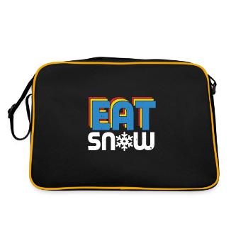 eat snow - Retro Bag - black/gold - Back