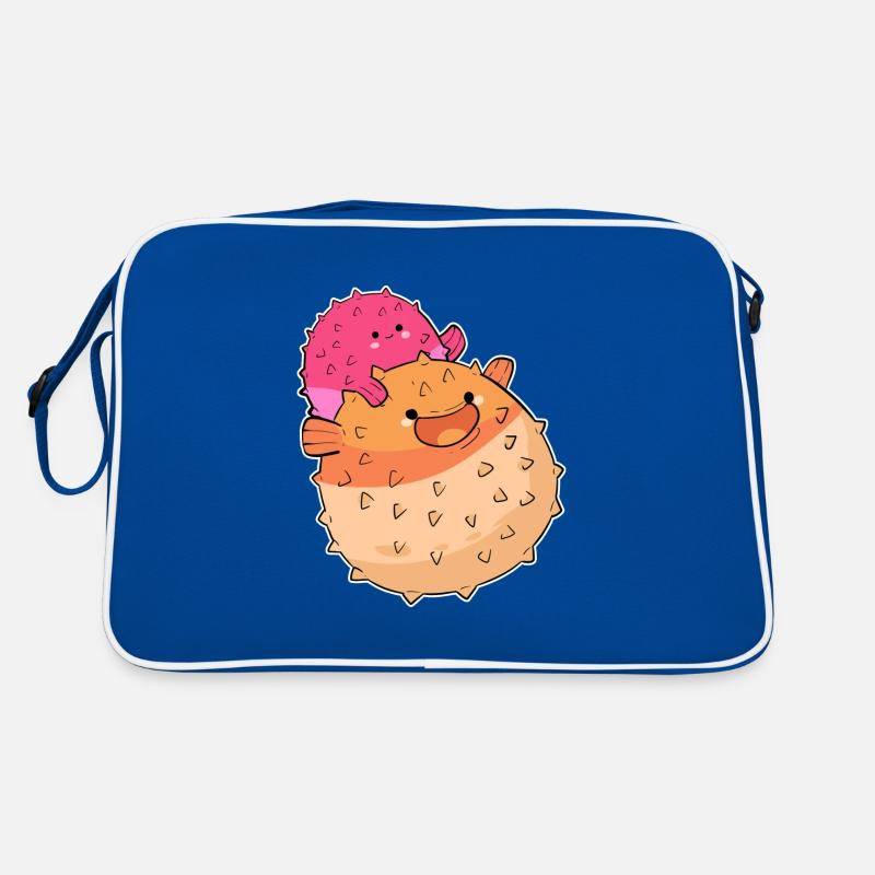 Kugelfisch Retro Tasche