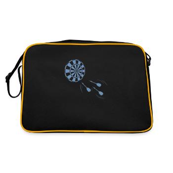 Dart Board Darts - Retro Bag - black/gold - Back