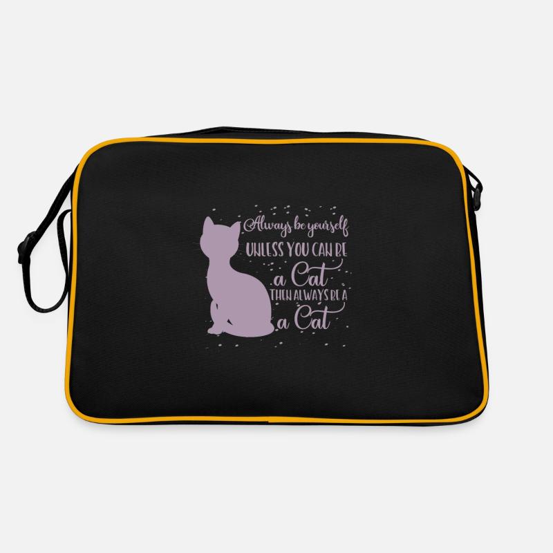 Cat always yourself unless you can be a cat Retro Bag