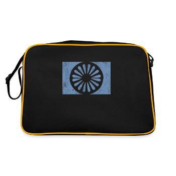 Rome Romni Roma Drapeau Fier Rome - Sac Retro - noir/or - Dos