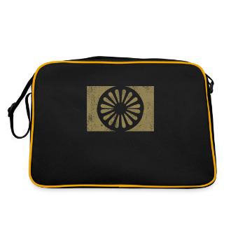 Rome Romni Roma Drapeau Fier Rome - Sac Retro - noir/or - Dos