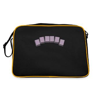Read book books - Retro Bag - black/gold - Back