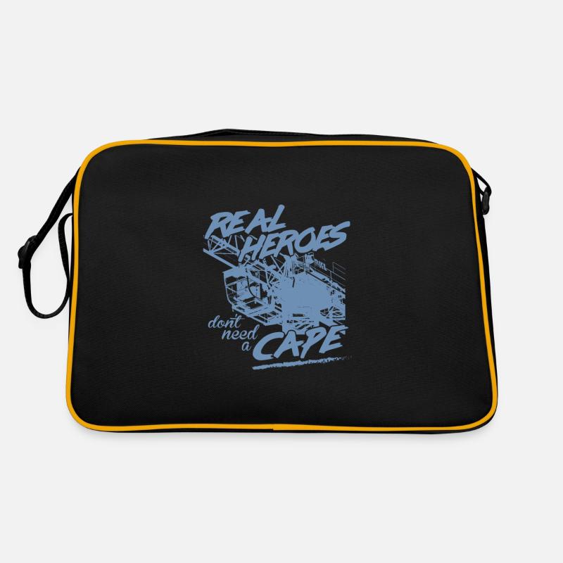 Crane operator sayings Crane real heroes Retro Bag