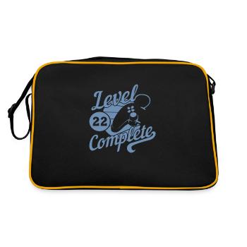 22 Birthday Gamer Gift Ideas for 22 Years - Retro Bag - black/gold - Back
