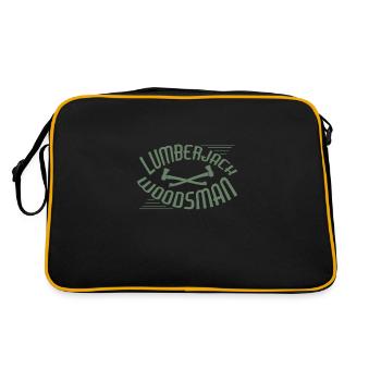 Lumberjack Forester Forester Dictons - Sac Retro - noir/or - Dos
