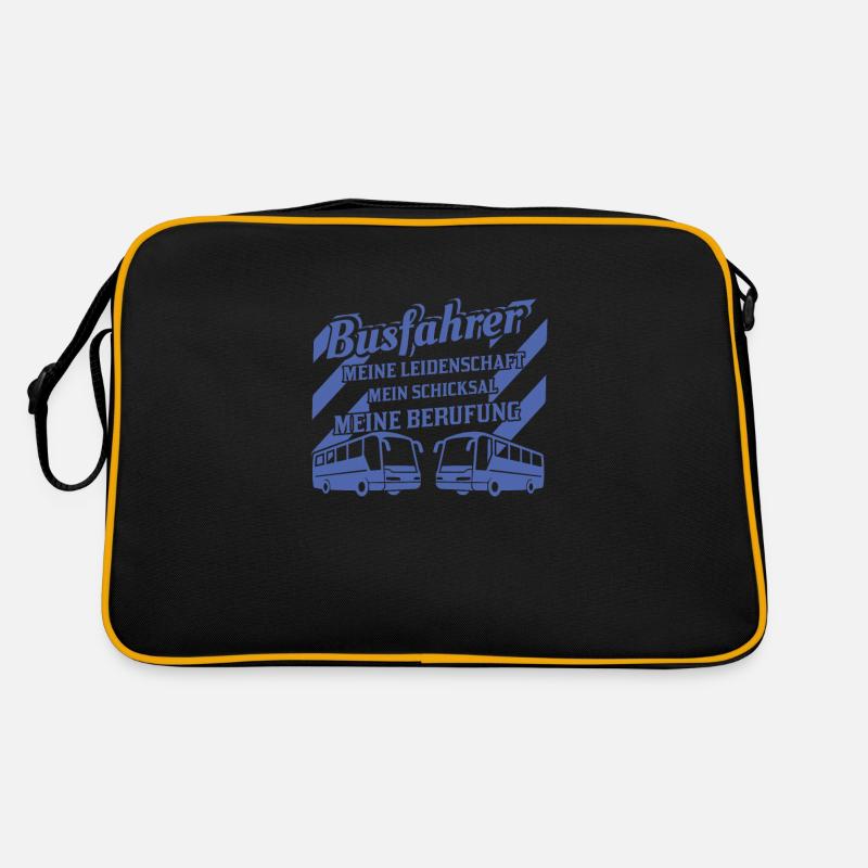 Busfahrer Leidenschaft Schicksal Berufung Retro Tasche