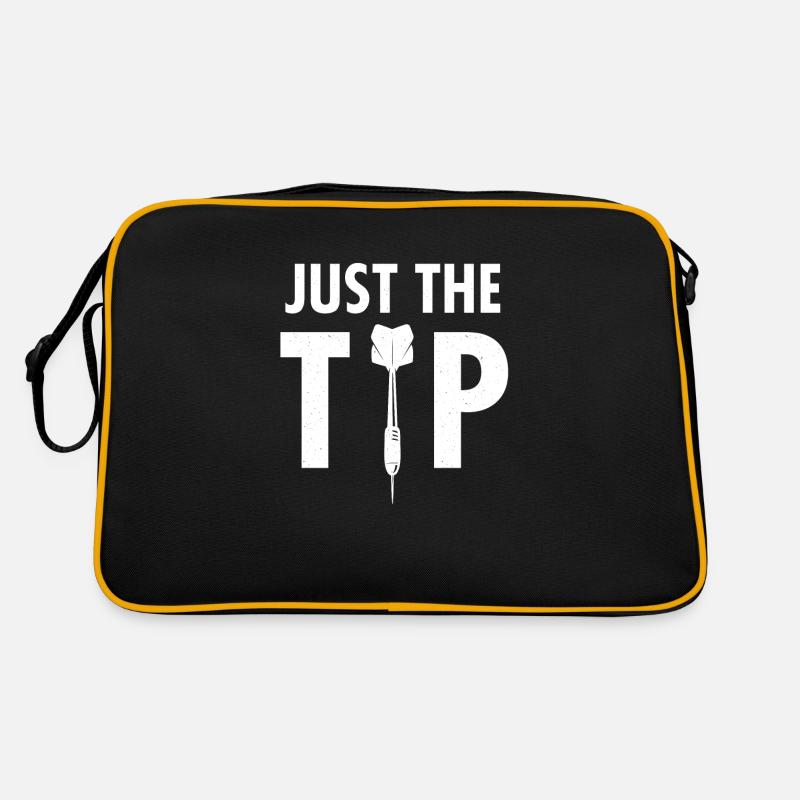 Just the tip - Lustige Darts Retro Tasche