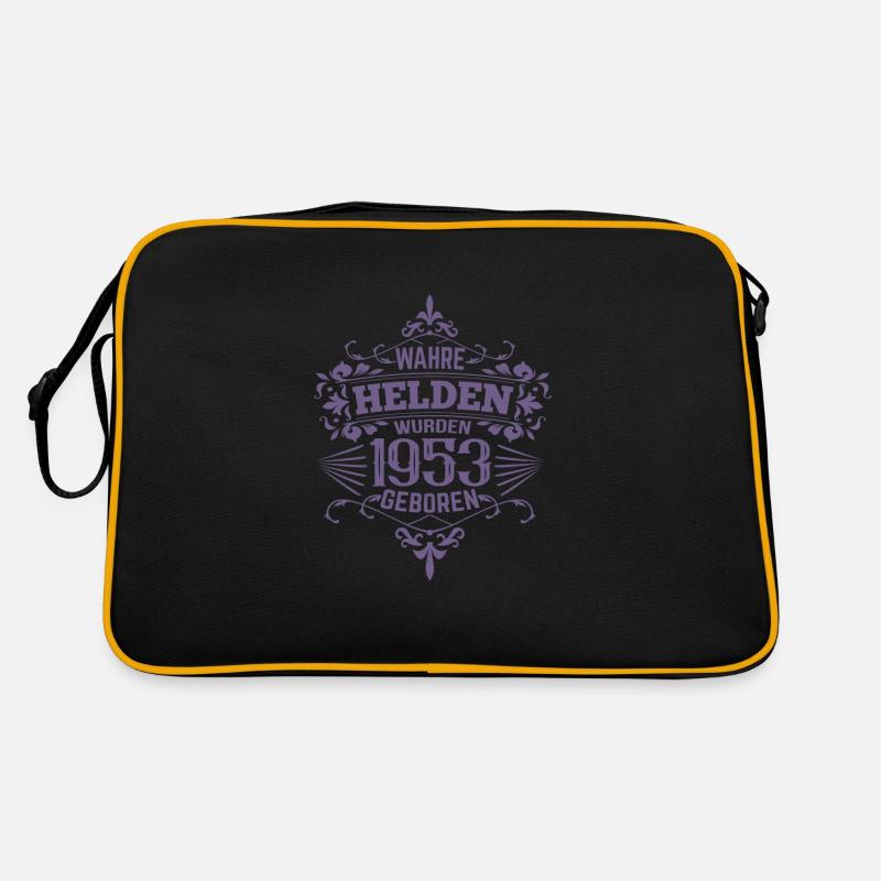 Wahre Helden wurden 1953 geboren Retro Tasche
