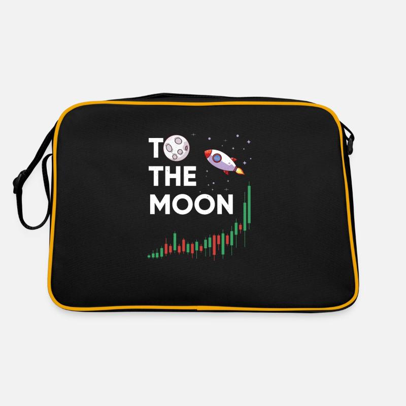 To The Moon - Trading Fun Retro Tasche