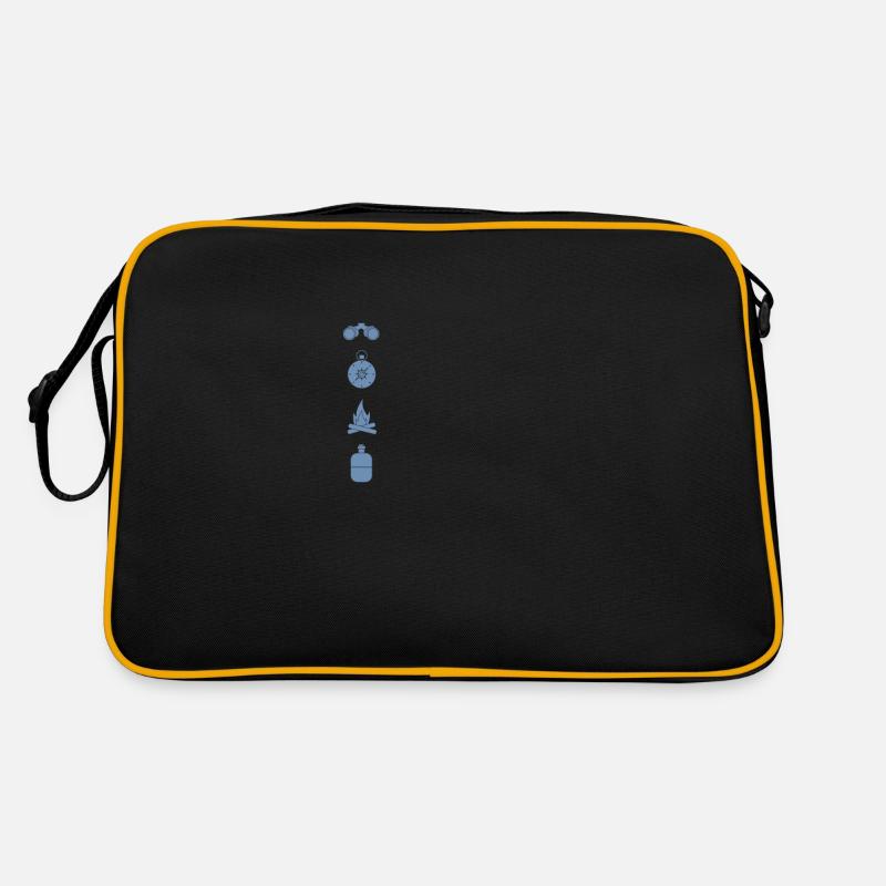 Camping Camping Campfire Retro Bag