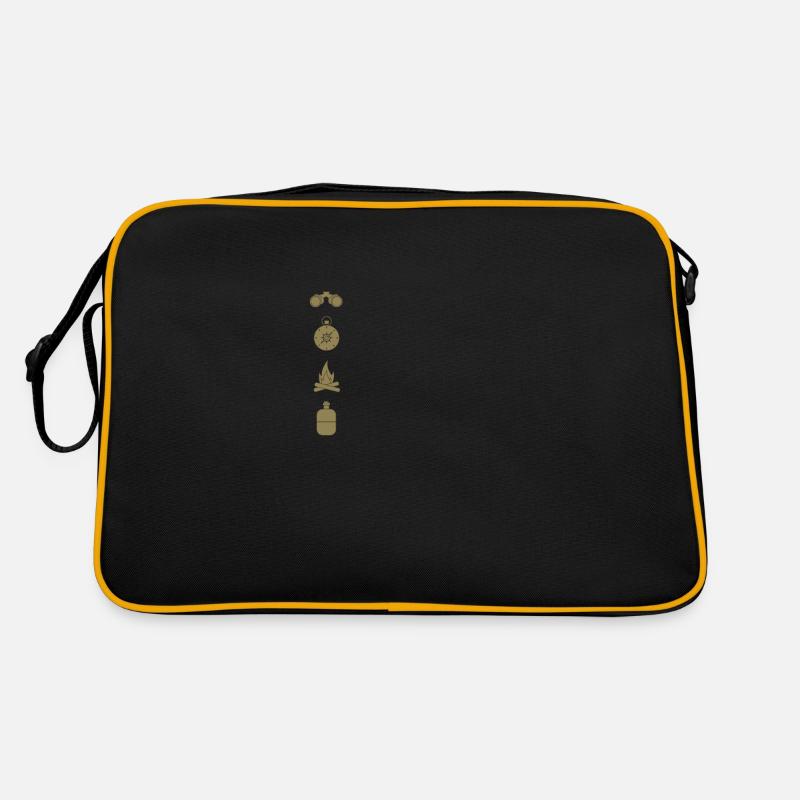 Camping Camping Campfire Retro Bag