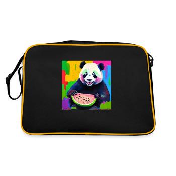 Conception d’un style de peinture à l’huile numérique avec un P - Sac Retro - noir/or - Dos