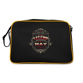 Cadeau d’anniversaire vintage 60 pour homme et fra - Sac Retro - noir/or - Dos