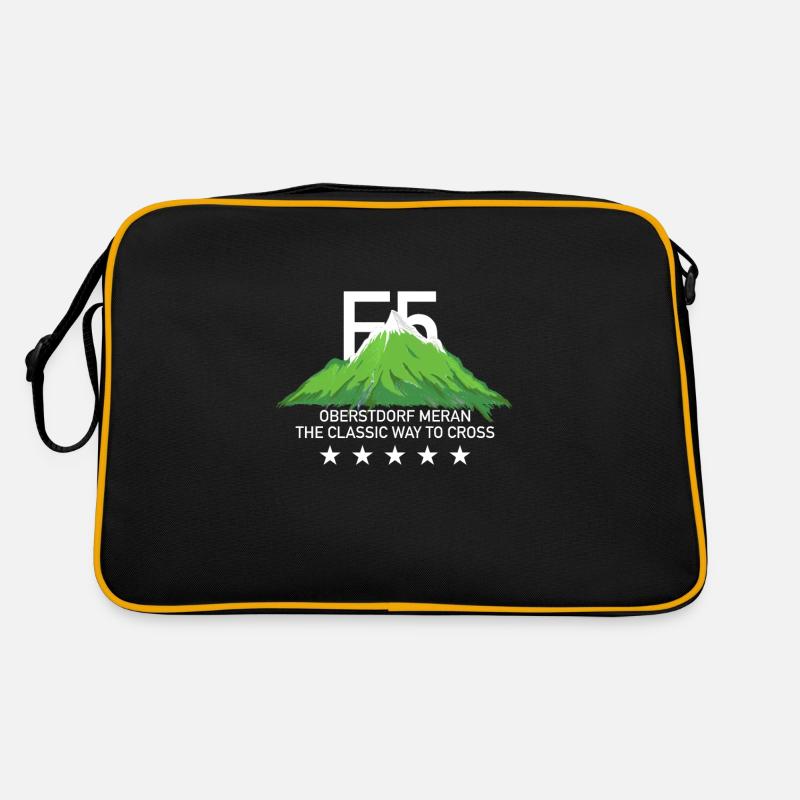 Alpine crossing Oberstdorf to Merano-E5 route Retro Bag