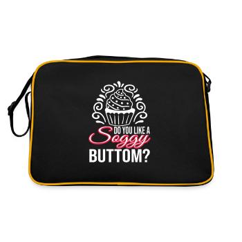 Cuisson du gâteau aux beignets - Sac Retro - noir/or - Dos