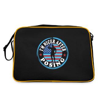 Culturisme - Sac Retro - noir/or - Dos