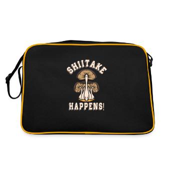 Cueillette de champignons - Sac Retro - noir/or - Dos