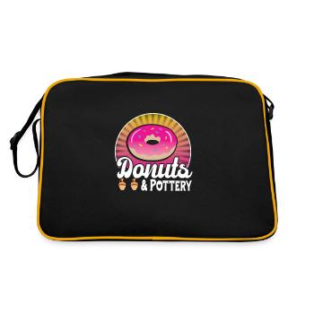 Faire de la poterie - Sac Retro - noir/or - Dos