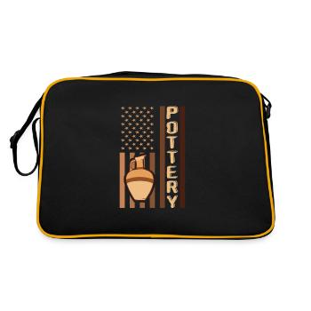 Make pottery - Retro Bag - black/gold - Back