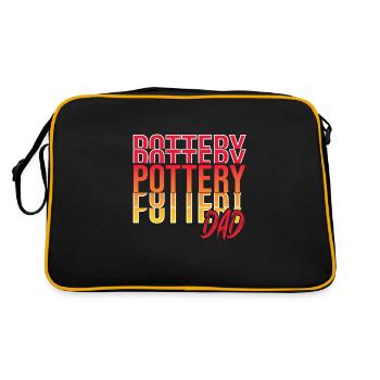 Faire de la poterie - Sac Retro - noir/or - Dos