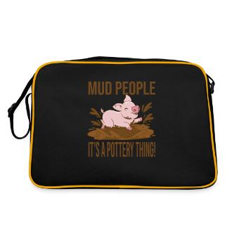 Make pottery - Retro Bag - black/gold - Back