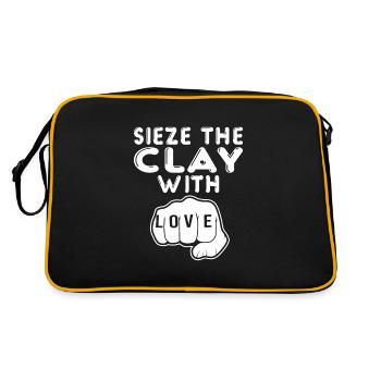 Faire de la poterie - Sac Retro - noir/or - Dos