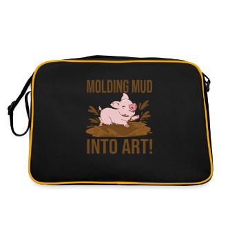 Make pottery - Retro Bag - black/gold - Back
