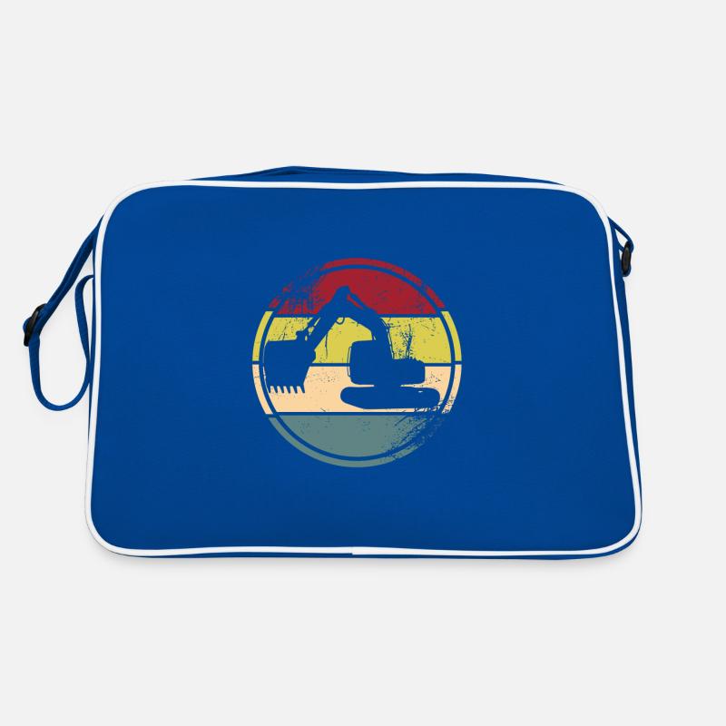 Baggerfahrer Retro Tasche