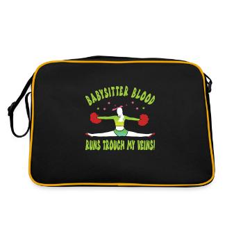 Baby-sitter - Sac Retro - noir/or - Dos