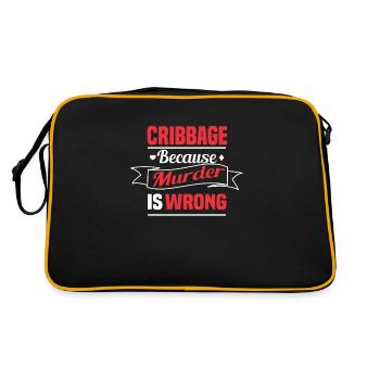 Cribbage - Sac Retro - noir/or - Dos