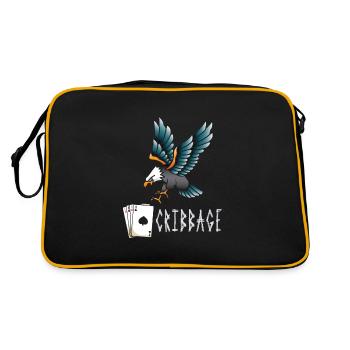 Cribbage - Sac Retro - noir/or - Dos